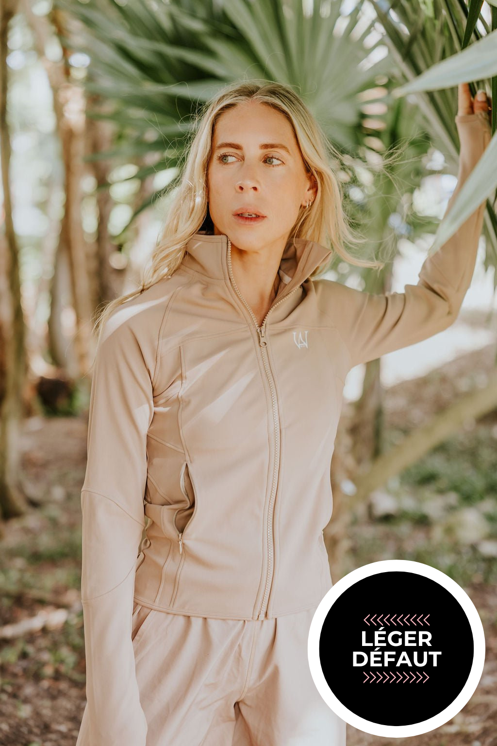 VESTE SPORT PEARSON -BEIGE- ''LÉGER DÉFAUT''