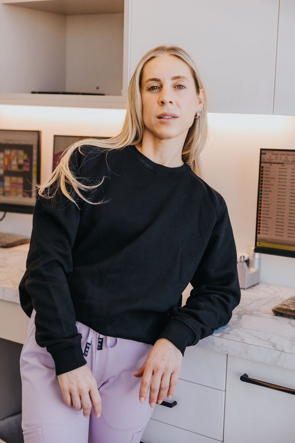 CREWNECK W&Y BASIC - NOIR - WILL&YOU