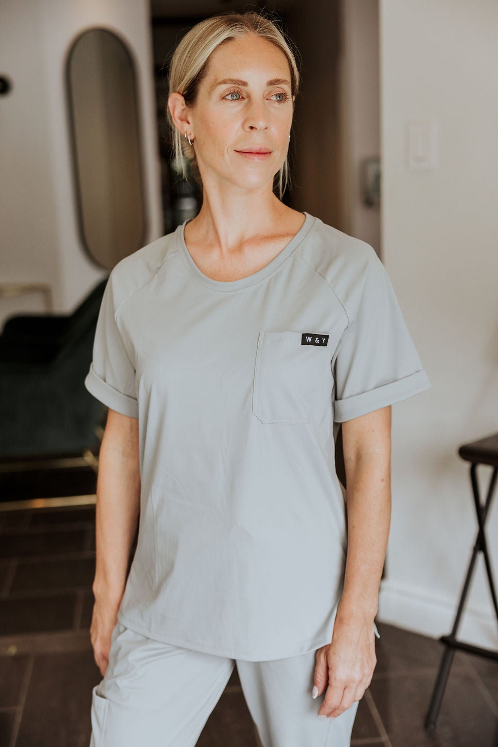 HAUT D'UNIFORME SHEPHERD - GRIS - WILL&YOU