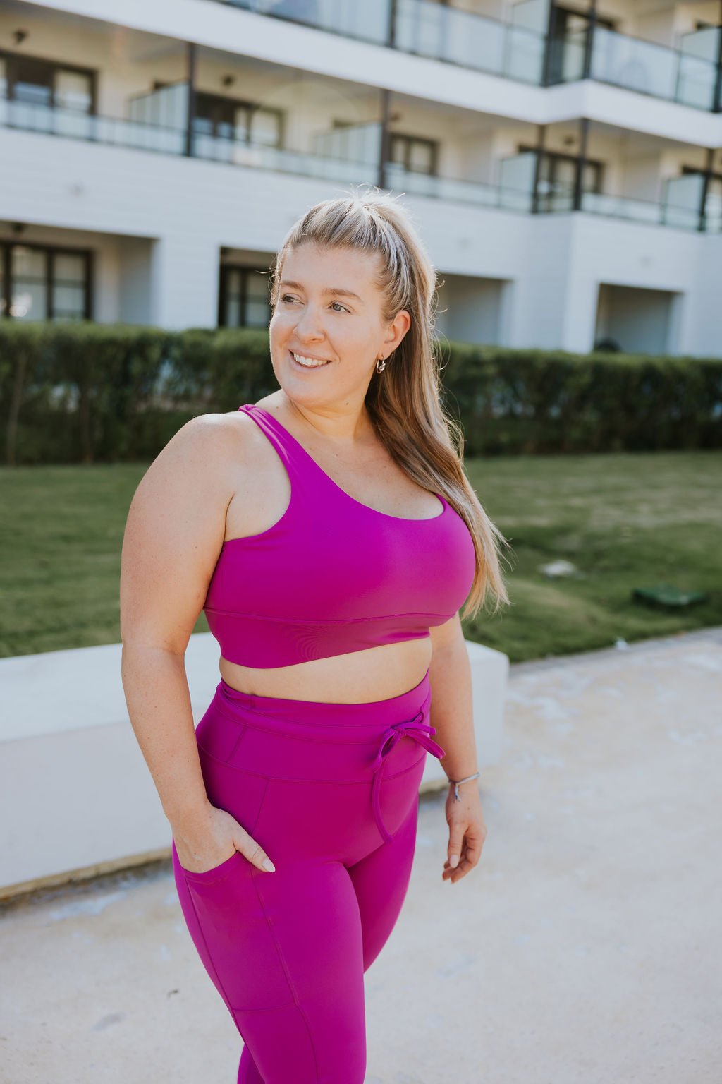 LEGGING SPORT OLY - MAGENTA - WILL&YOU