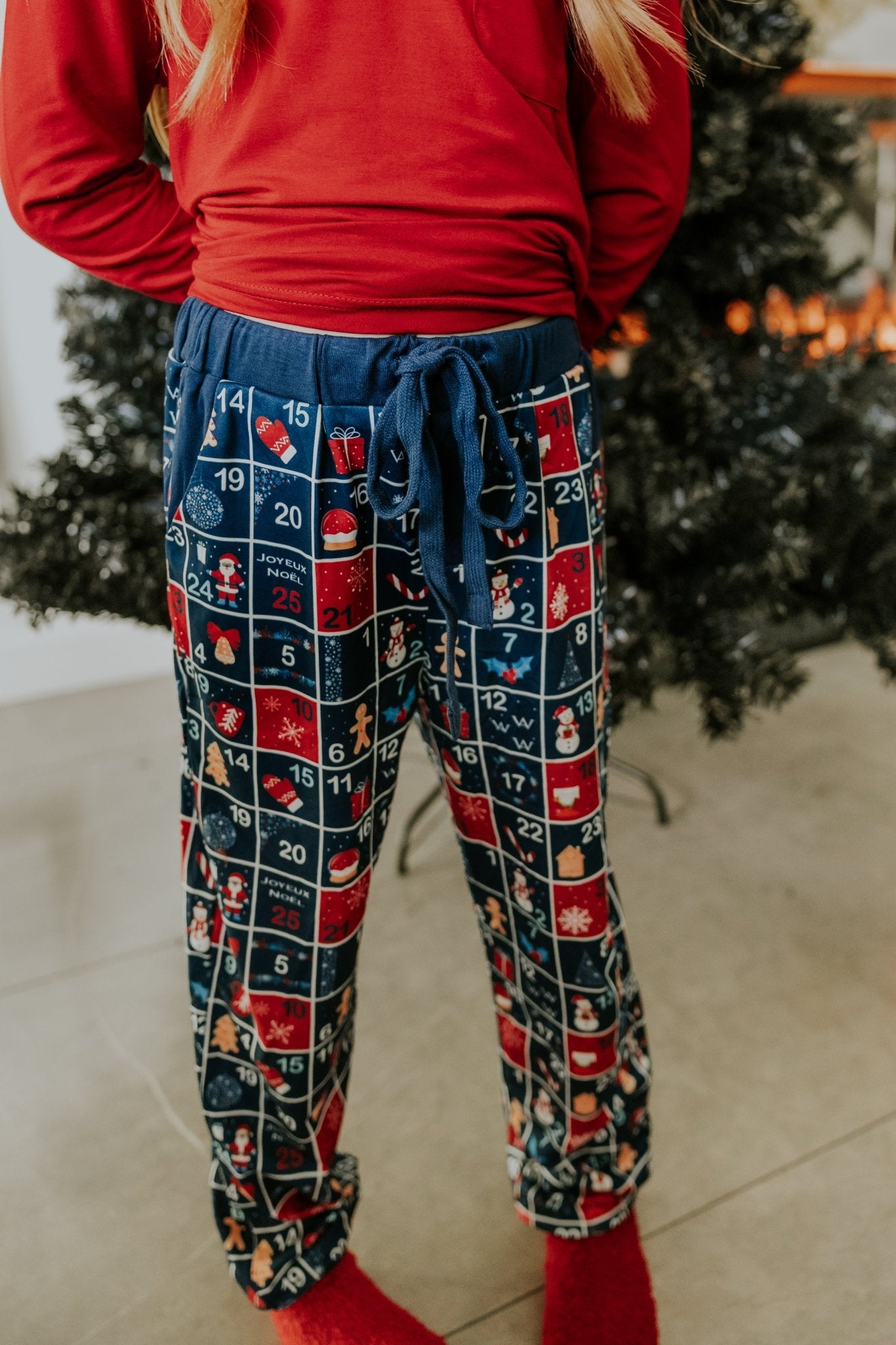 PANTALON D'ENSEMBLE COZY DES FÊTES MARLEY (ENFANT) - WILL&YOU