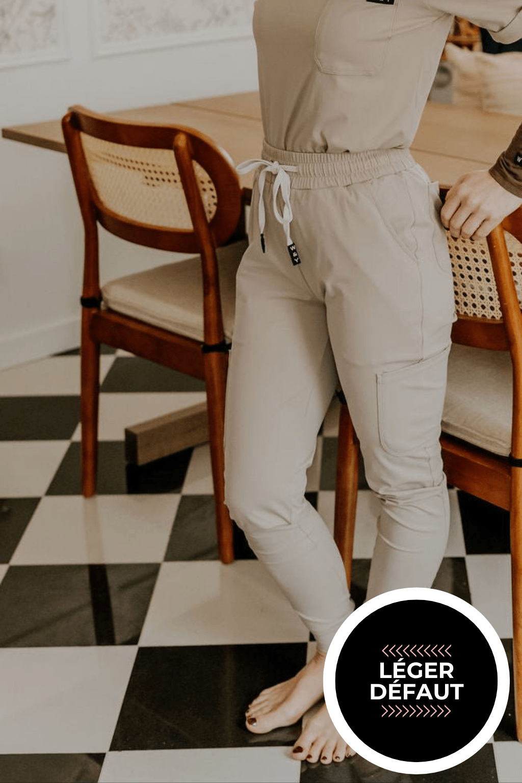 PANTALON D'UNIFORME SHEPHERD -GREIGE- "LÉGER DÉFAUT" - WILL&YOU