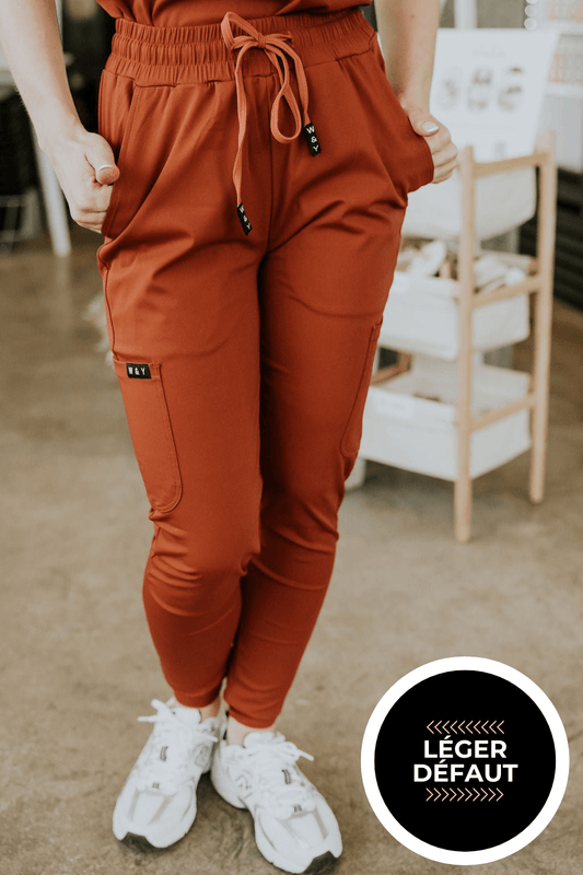 PANTALON D'UNIFORME SHEPHERD - TERRACOTTA - "LÉGER DÉFAUT" - WILL&YOU