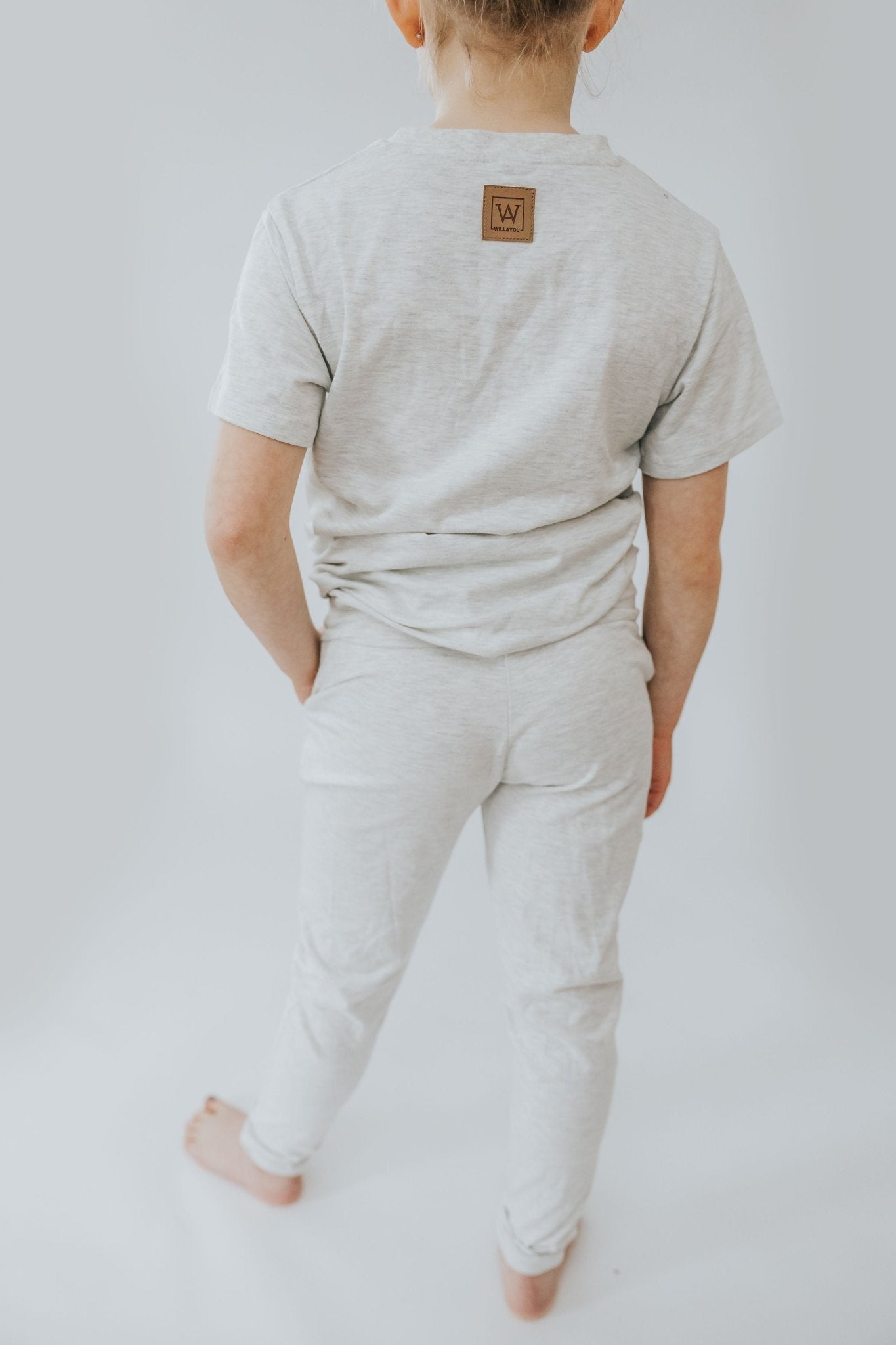 T - SHIRT MIX&MATCH 2.0 - GRIS CHINÉ - WILL&YOU