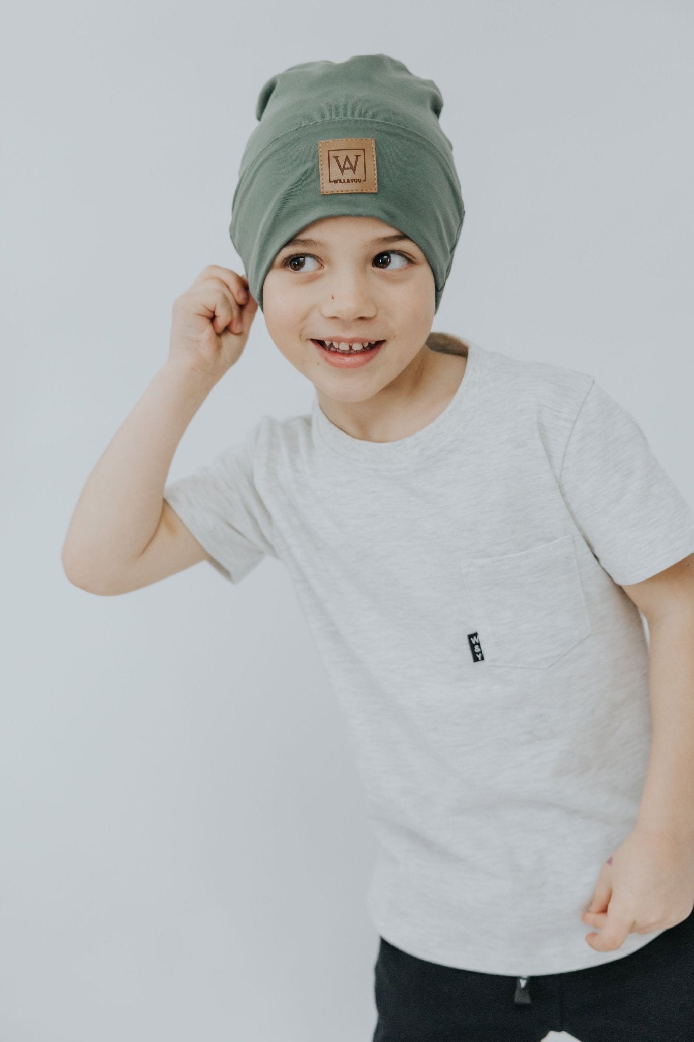 TUQUE PRINTEMPS BIANCA - EUCALYPTUS - WILL&YOU