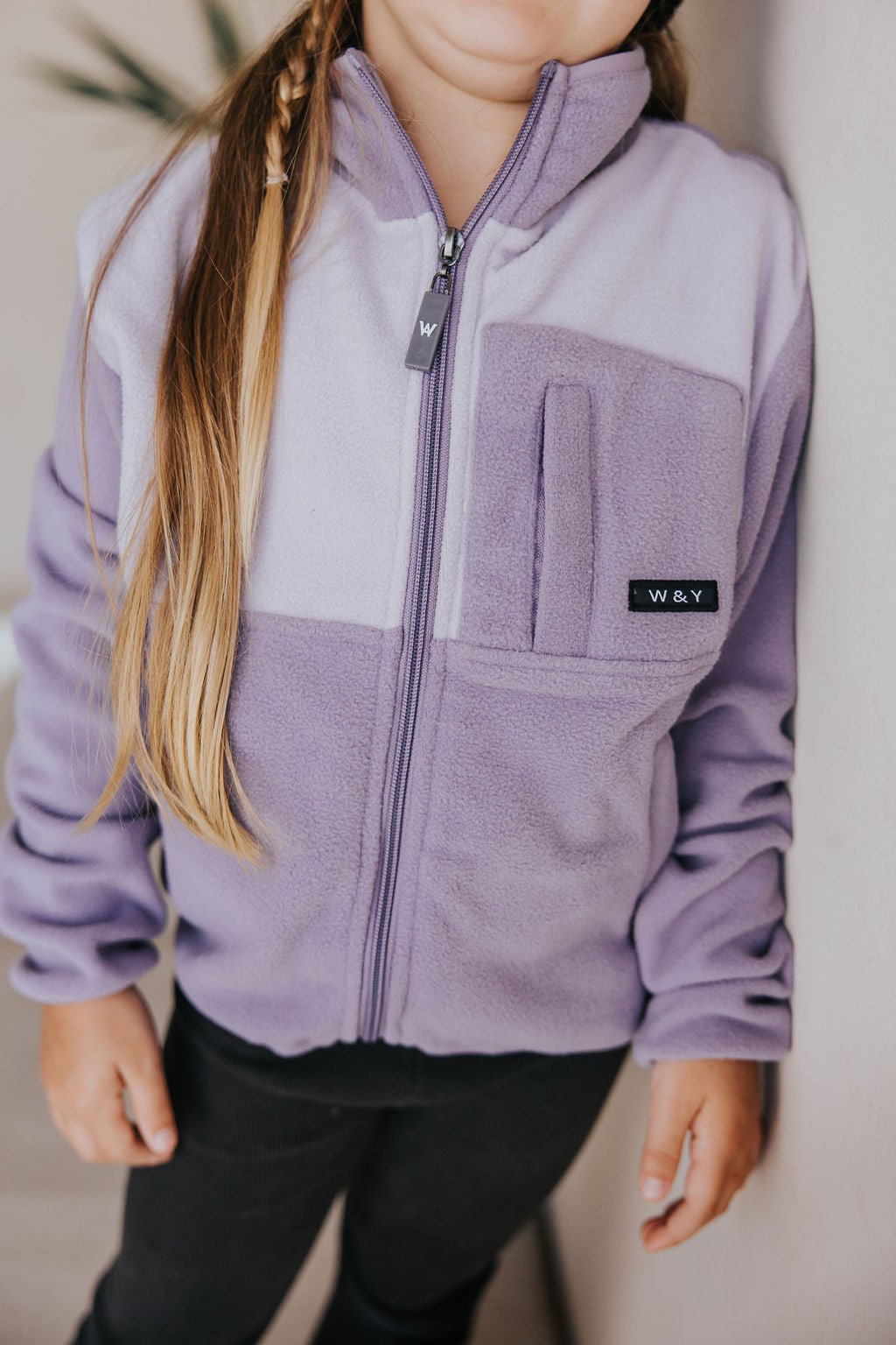 VESTE POLAR PAOLO (ENFANT) - LILAS - WILL&YOU