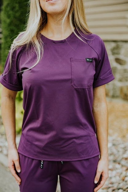SHEPHERD UNIFORM TOP -GRAPE- 