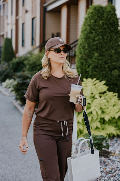 SHEPHERD UNIFORM TOP -ESPRESSO- 