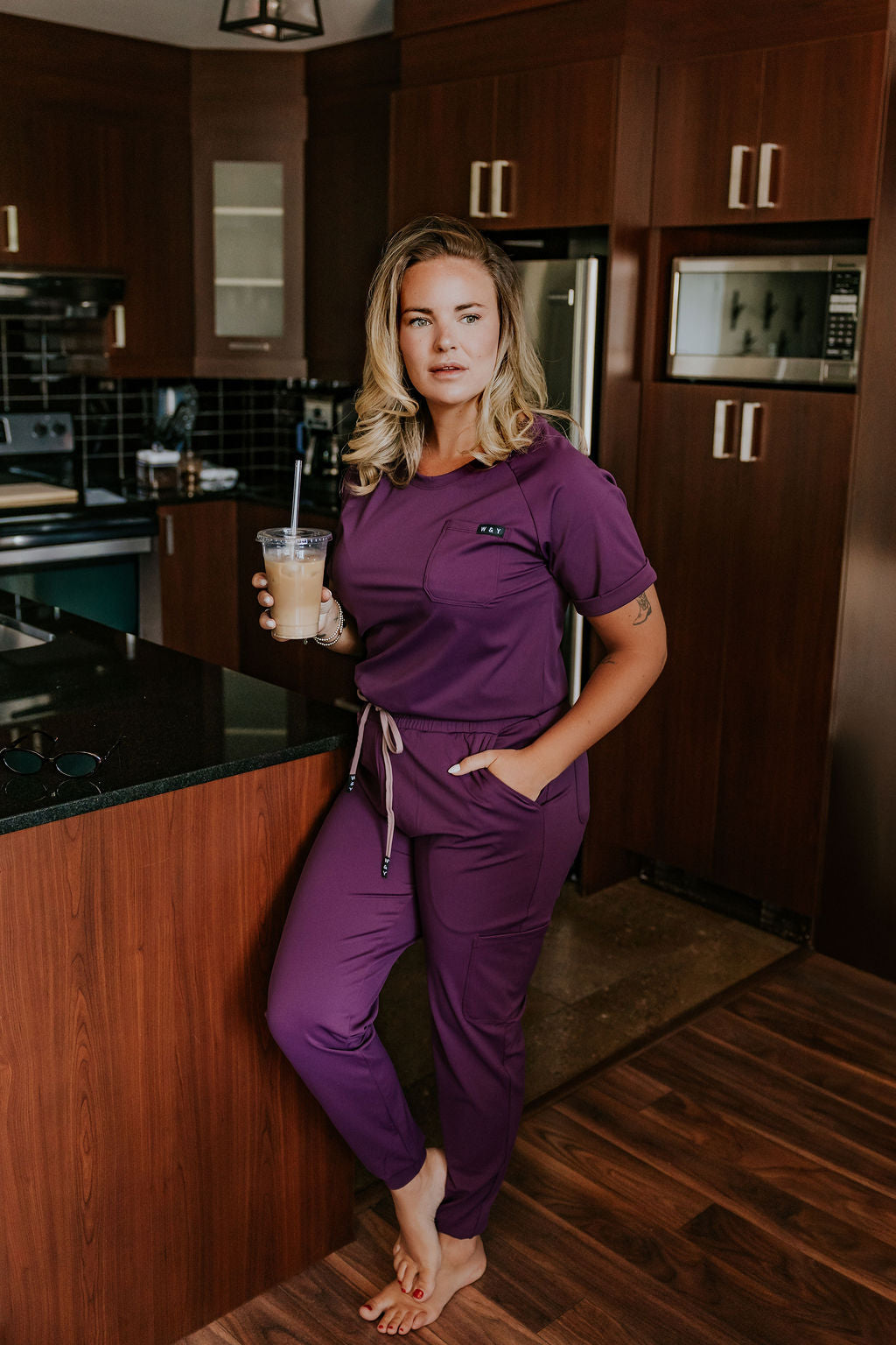 SHEPHERD UNIFORM TOP -GRAPE- 