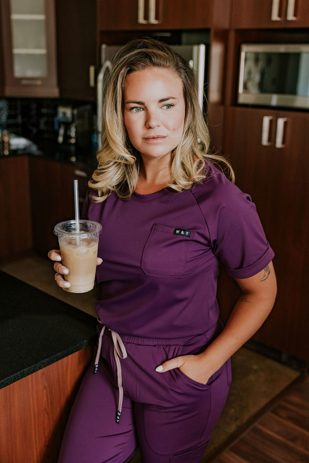 SHEPHERD UNIFORM TOP -GRAPE- 