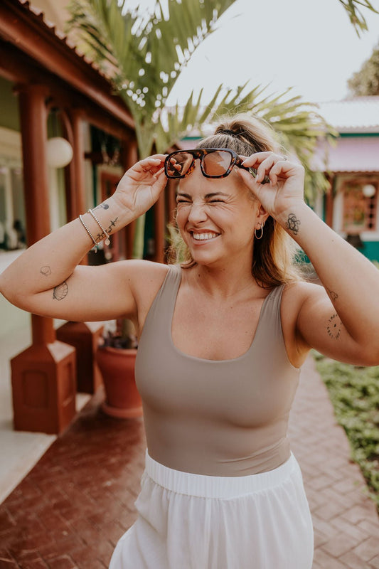 BODYSUIT MADELYN - GREIGE - WILL&YOU