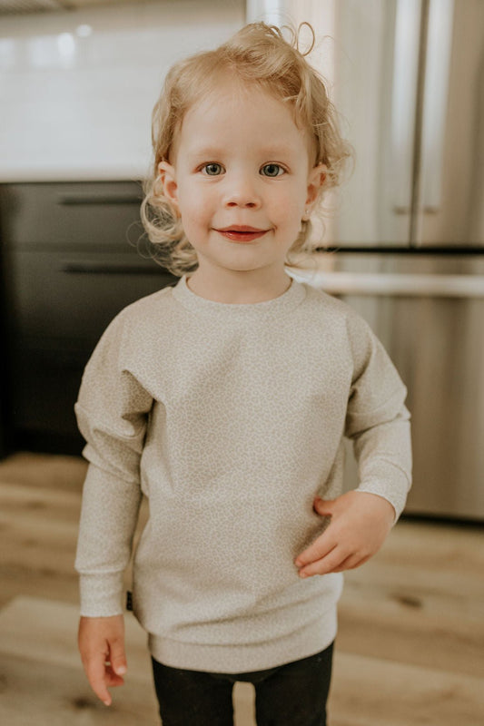 CREWNECK KIRSTEN (ENFANT) - LÉOPARD - WILL&YOU