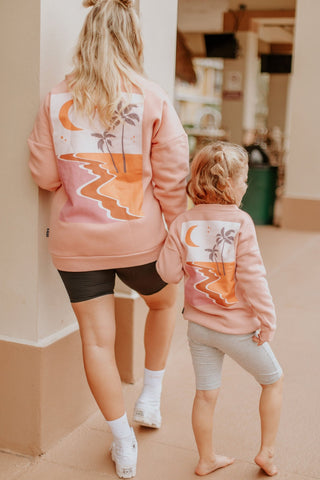 CREWNECK ORLANDO (ENFANT) - ROSE - WILL&YOU