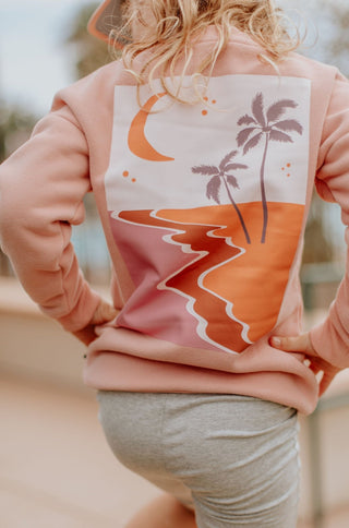 CREWNECK ORLANDO (ENFANT) - ROSE - WILL&YOU