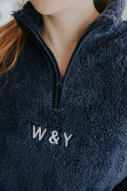DEMI ZIP SHERPA FLORENCE - NAVY - WILL&YOU