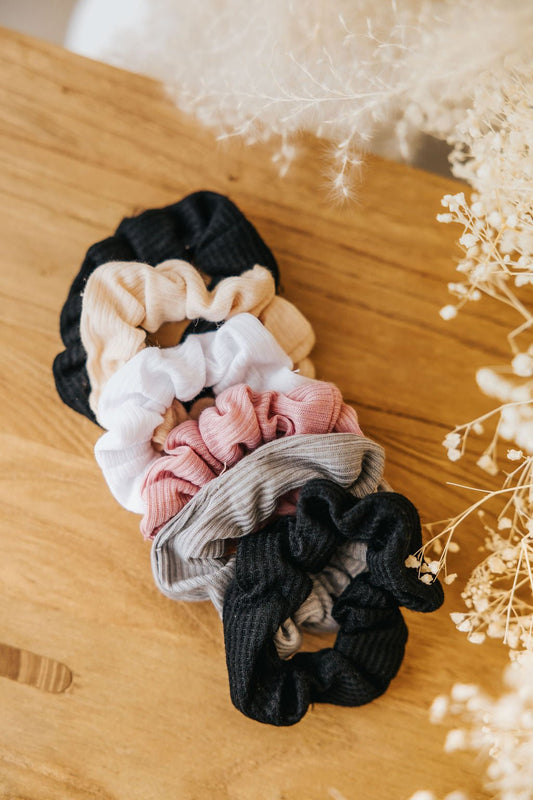 ENSEMBLE DE 6 CHOUCHOUS - PLUSIEURS COULEURS - WILL&YOU