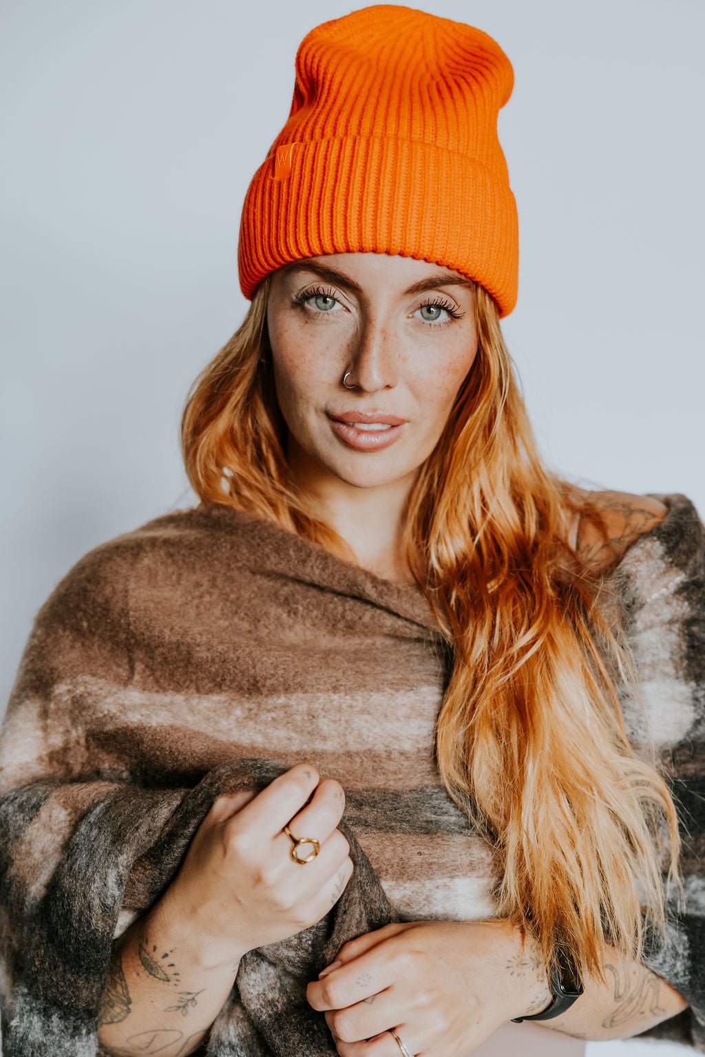 FOULARD ELSA -CARREAUX CHOCOLATÉS - WILL&YOU