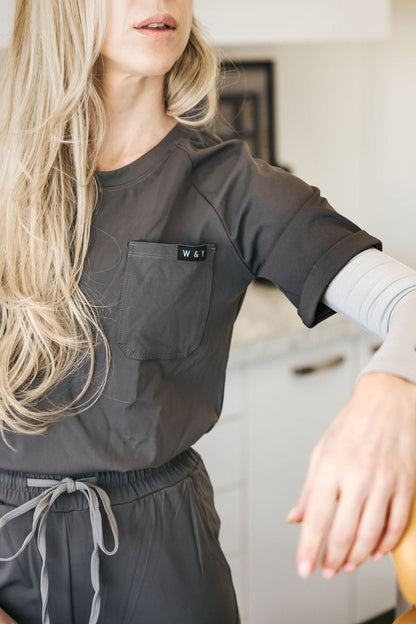 HAUT D'UNIFORME SHEPHERD - CHARCOAL - WILL&YOU