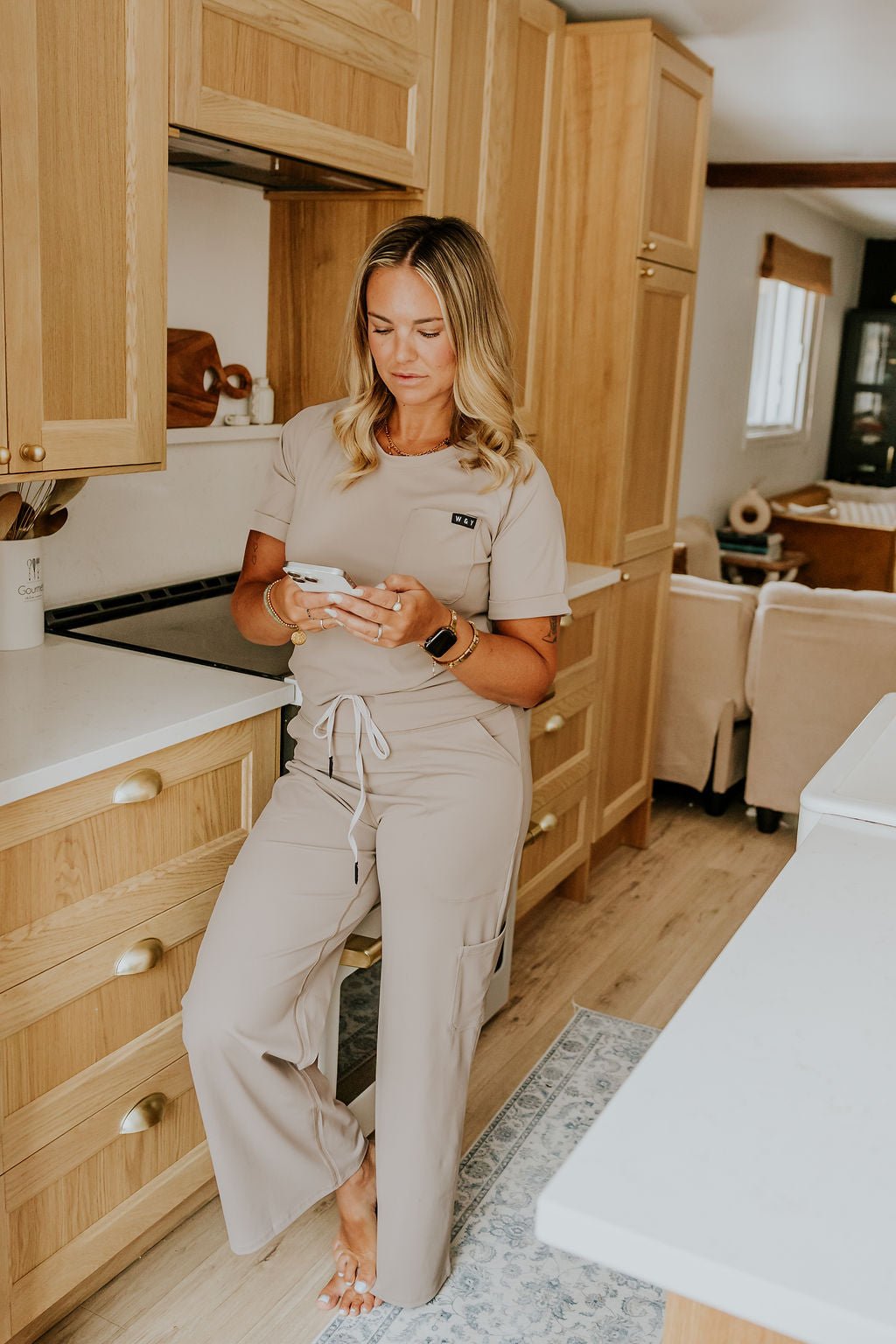 HAUT D'UNIFORME SHEPHERD - GREIGE - WILL&YOU