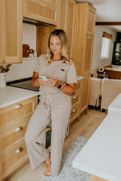 HAUT D'UNIFORME SHEPHERD - GREIGE - WILL&YOU