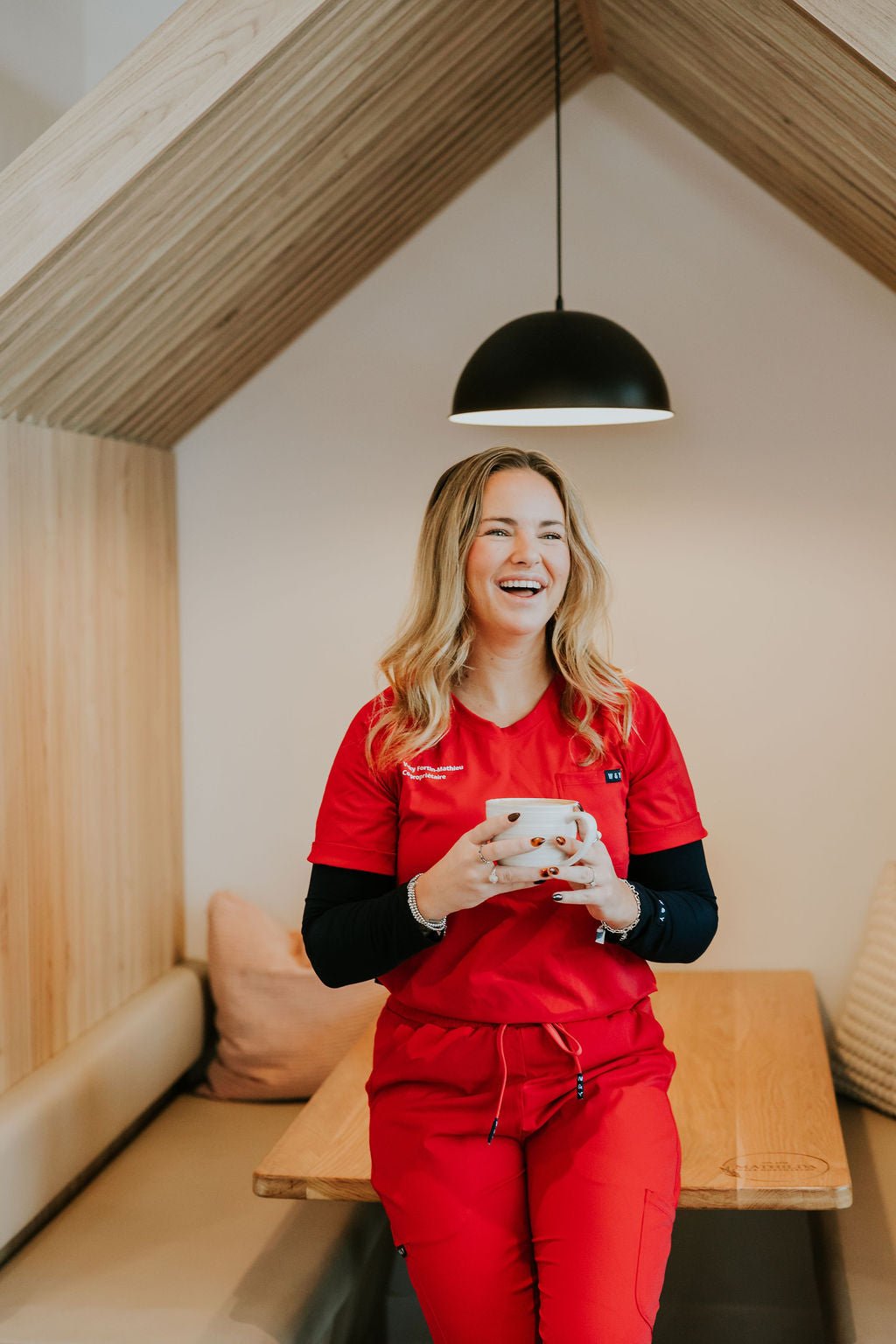 HAUT D'UNIFORME SHEPHERD - ROUGE - WILL&YOU