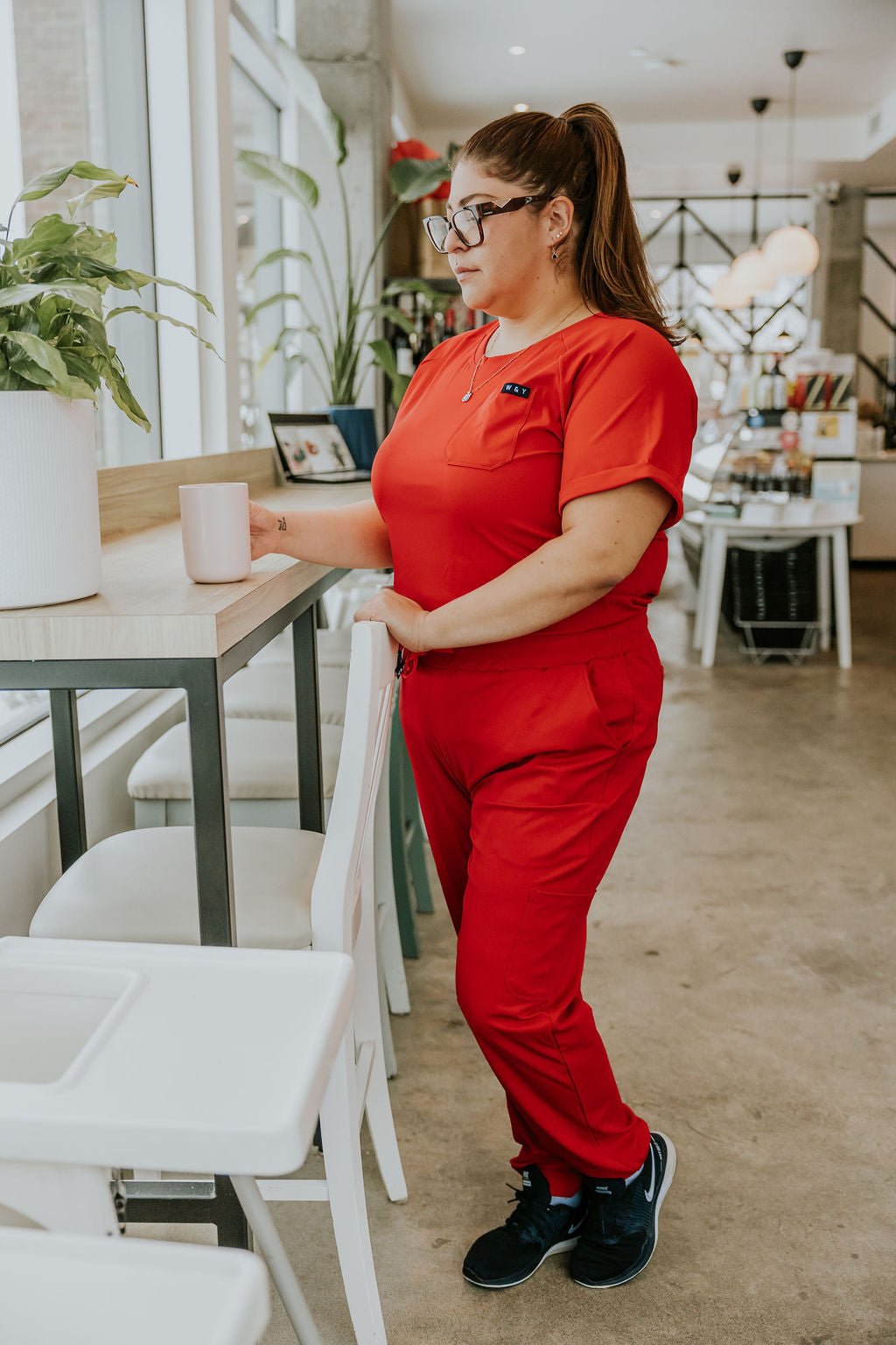 HAUT D'UNIFORME SHEPHERD - ROUGE - WILL&YOU