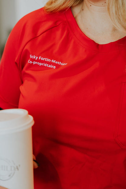 HAUT D'UNIFORME SHEPHERD - ROUGE - WILL&YOU