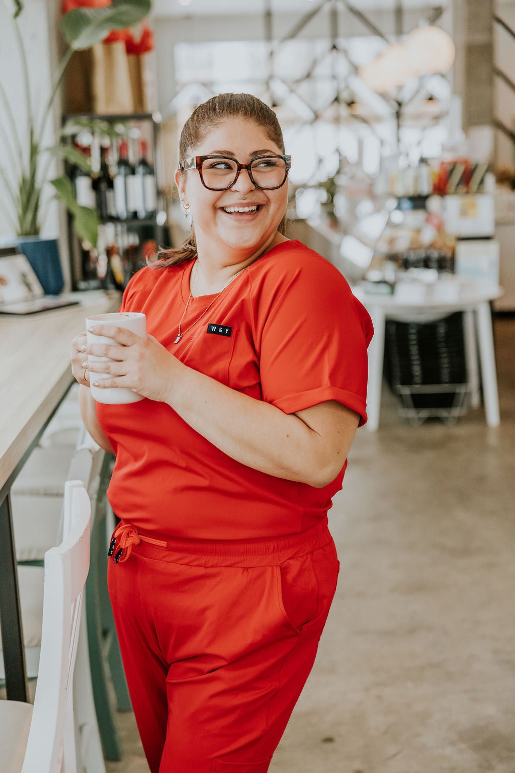 HAUT D'UNIFORME SHEPHERD - ROUGE - WILL&YOU