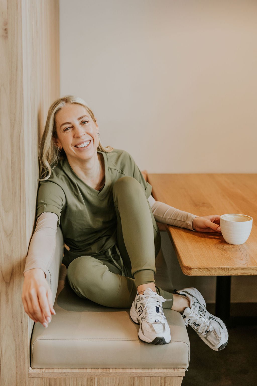 HAUT D'UNIFORME SHEPHERD SANS POCHE (COL EN V) - KAKI - WILL&YOU