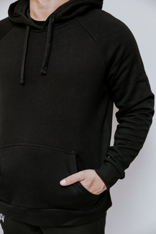 HOODIE CORPO (ADULTE) - NOIR - WILL&YOU