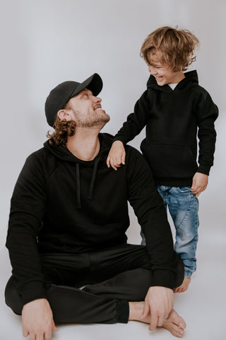 HOODIE CORPO (ENFANT) - NOIR - WILL&YOU