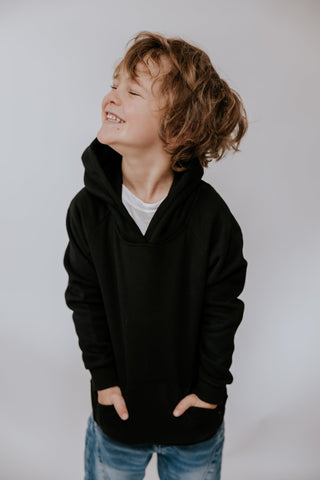 HOODIE CORPO (ENFANT) - NOIR - WILL&YOU