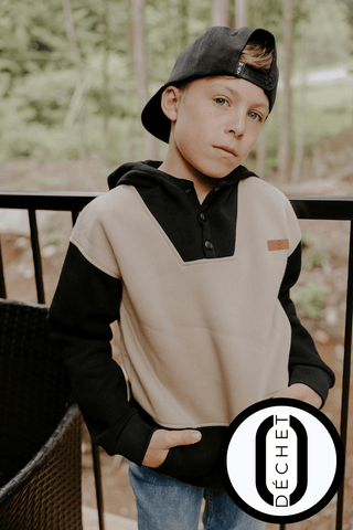 HOODIE SAM (ENFANT) *SANS CORDON DE SERRAGE* | ZÉRO DÉCHET | - WILL&YOU