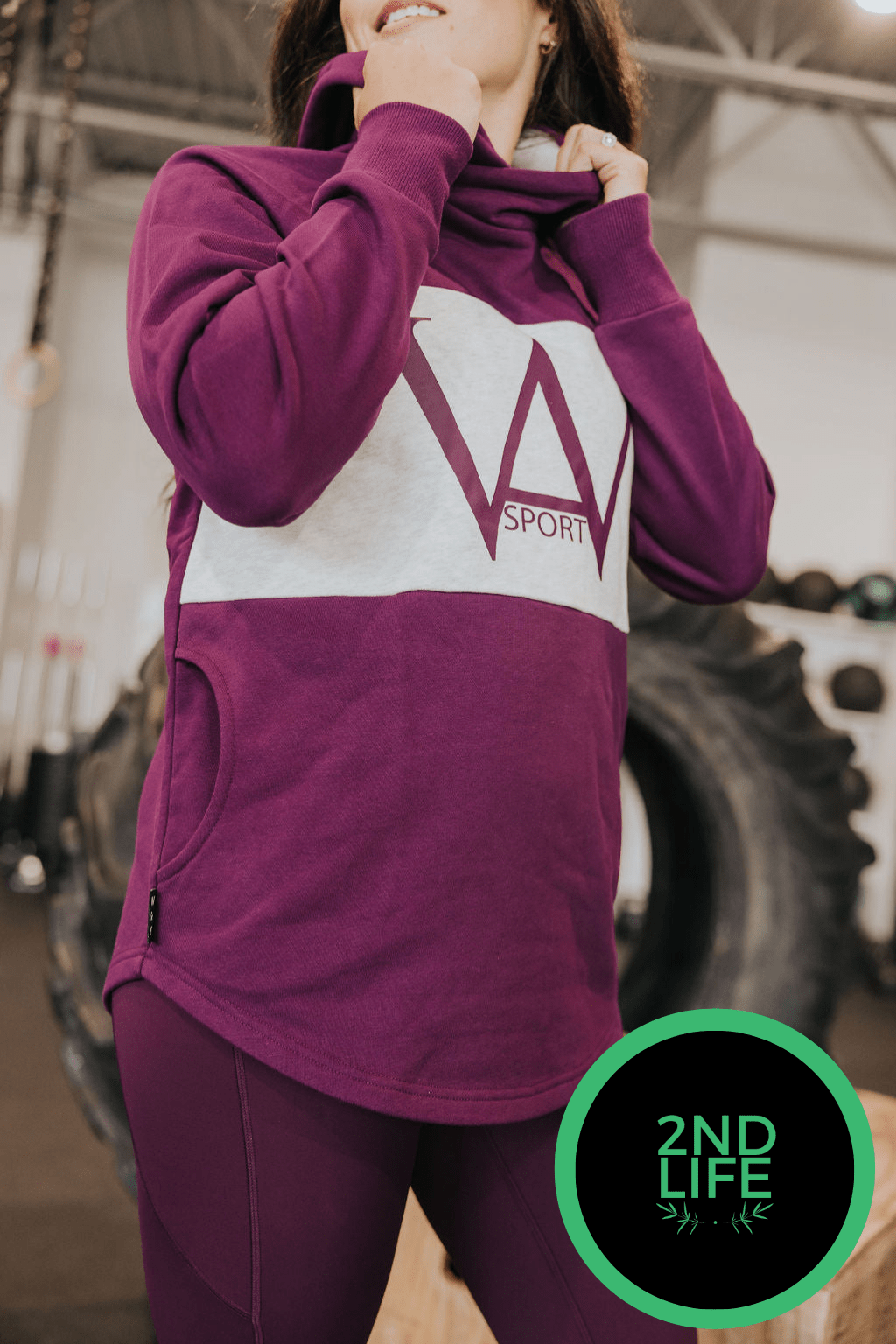 HOODIE SPORT EUGÉNIE *2NDLIFE* - WILL&YOU