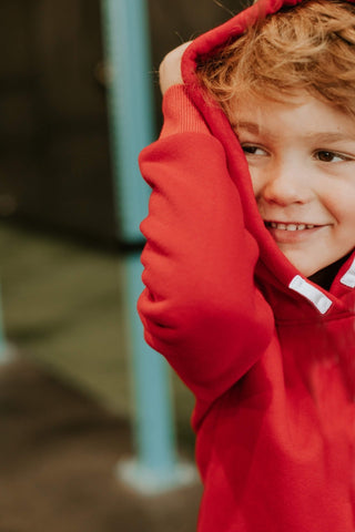 HOODIE SPORT VALÉRIE (ENFANT) - ROUGE - WILL&YOU