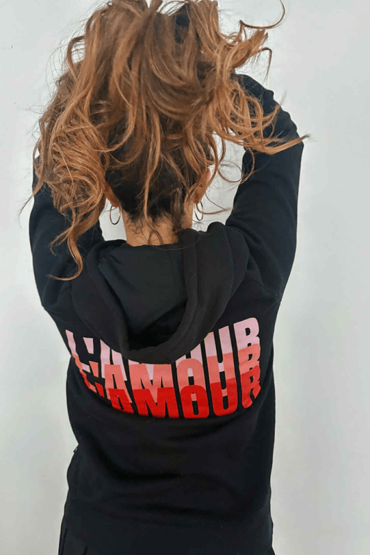 HOODIE WILLIAM CLOUTIER - L'AMOUR ROUGE - WILL&YOU