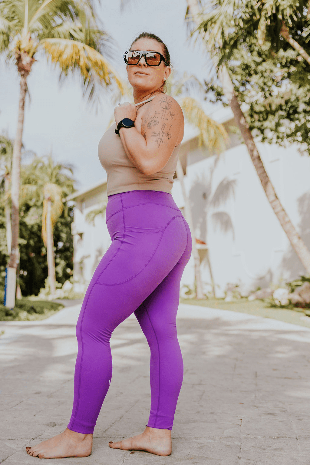 LEGGING SPORT LEXANNE 2.0 - MAUVE - WILL&YOU