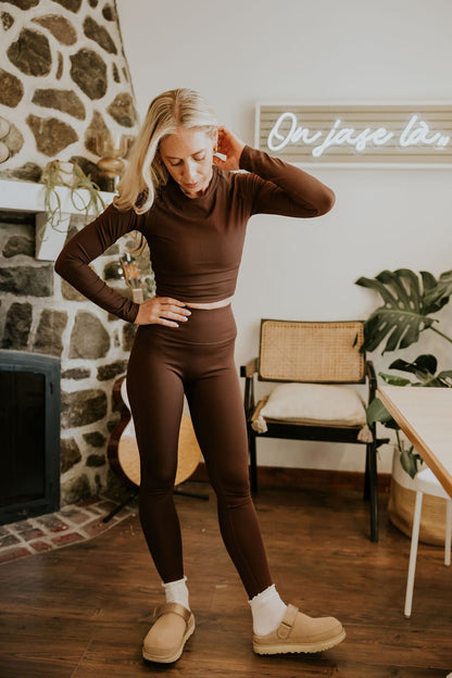 LEGGING SPORT MÉLANIE -ESPRESSO - WILL&YOU