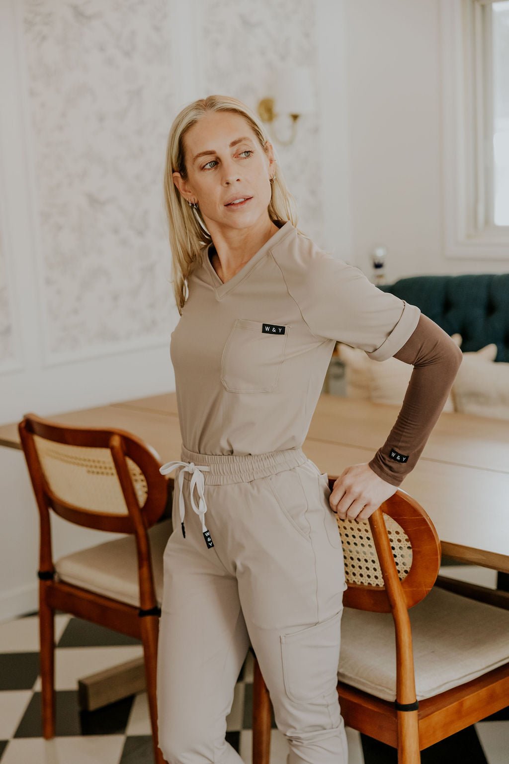 PANTALON D'UNIFORME SHEPHERD - GREIGE - WILL&YOU