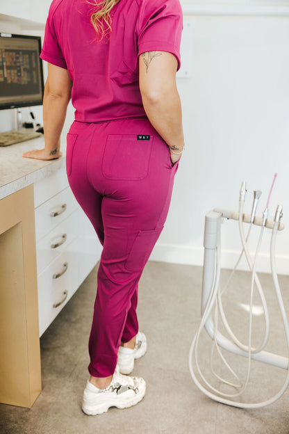 PANTALON D'UNIFORME SHEPHERD - MAGENTA - WILL&YOU
