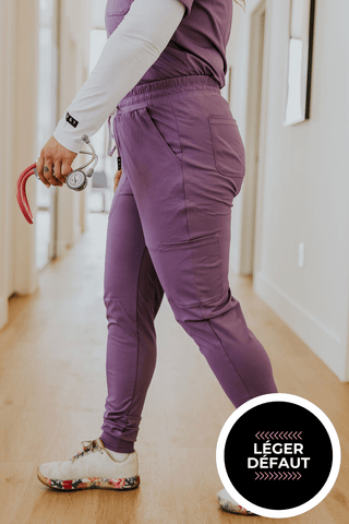 PANTALON D'UNIFORME SHEPHERD - MAUVE - "LÉGER DÉFAUT" - WILL&YOU