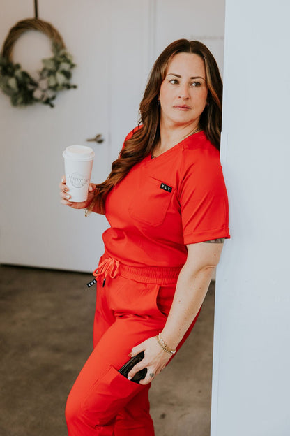 PANTALON D'UNIFORME SHEPHERD - ROUGE - WILL&YOU