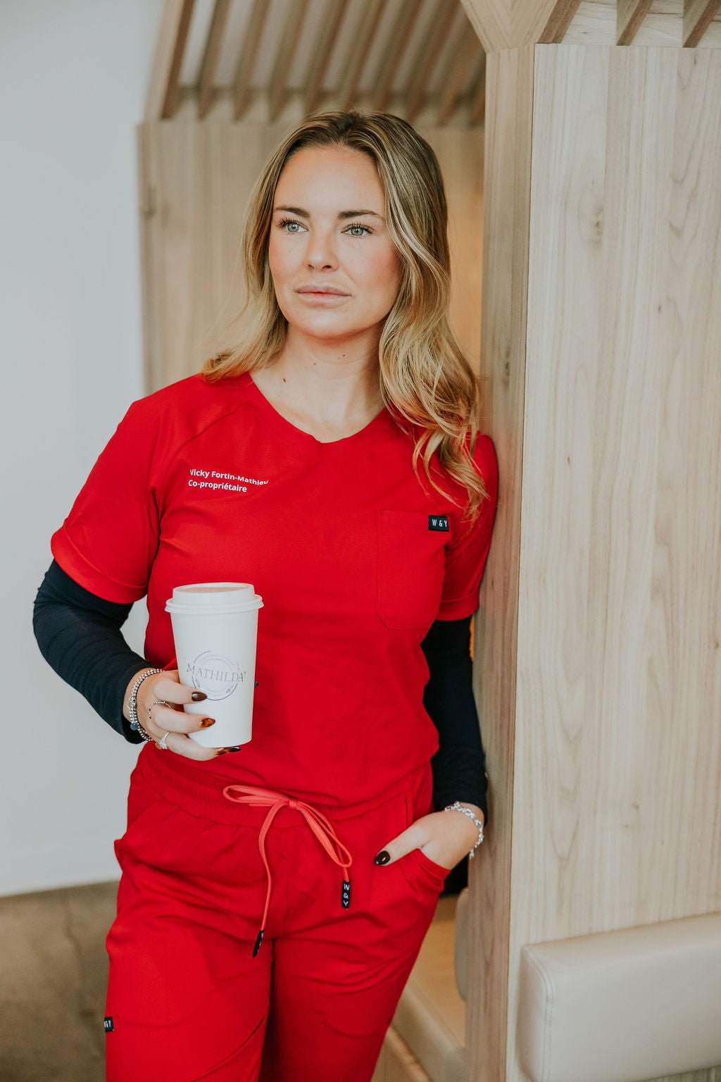 PANTALON D'UNIFORME SHEPHERD - ROUGE - WILL&YOU