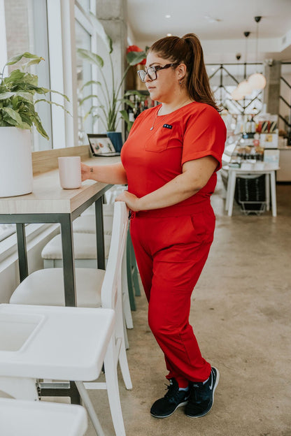 PANTALON D'UNIFORME SHEPHERD - ROUGE - WILL&YOU