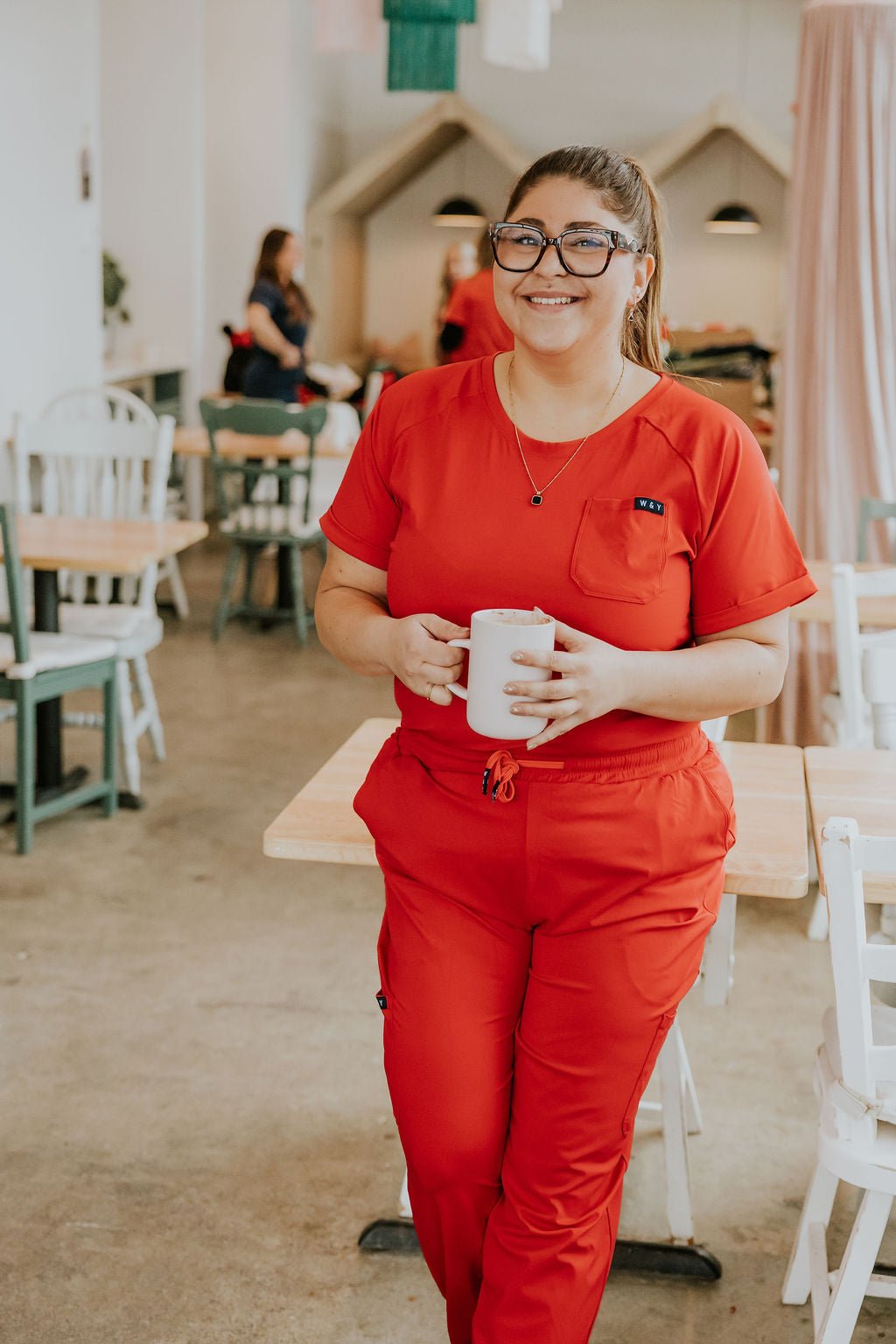 PANTALON D'UNIFORME SHEPHERD - ROUGE - WILL&YOU