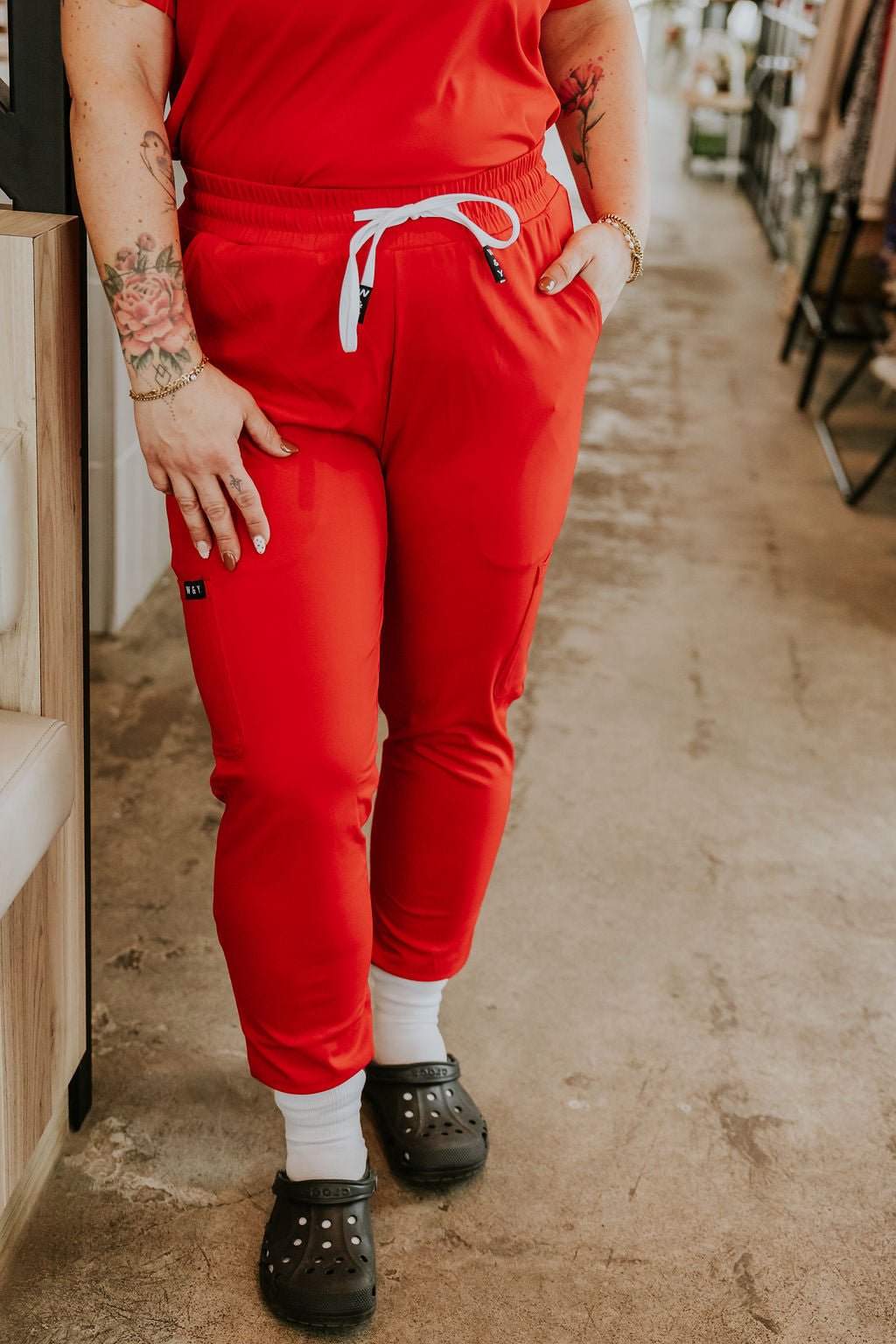 PANTALON D'UNIFORME SHEPHERD - ROUGE - WILL&YOU