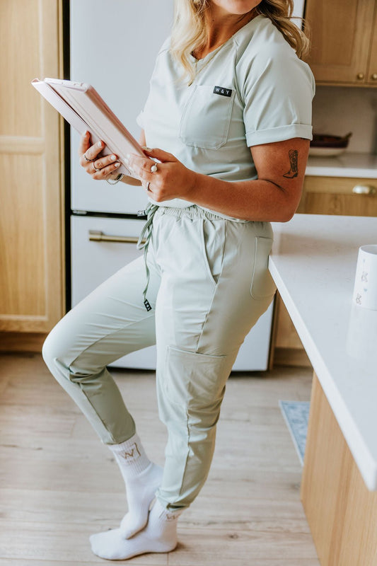 PANTALON D'UNIFORME SHEPHERD - SAUGE - WILL&YOU