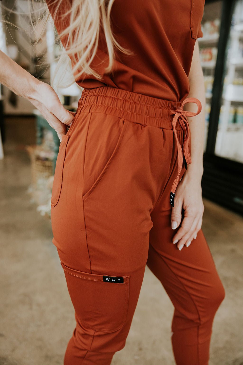PANTALON D'UNIFORME SHEPHERD - TERRACOTTA - WILL&YOU