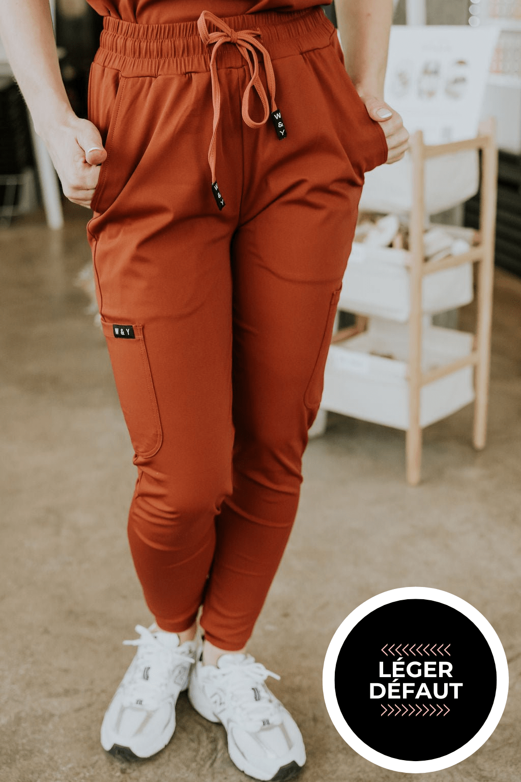 PANTALON D'UNIFORME SHEPHERD - TERRACOTTA - "LÉGER DÉFAUT" - WILL&YOU