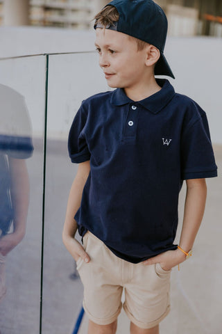 POLO RAPH (ENFANT) - NAVY - WILL&YOU